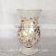 Different Shapes Golden Mosaic Glass Floral Vase