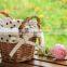 Multi-purpose circular wicker storage basket hot sale