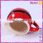 Factory direct ceramic decoration christmas milk jug