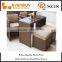 Simple Style Wicker Bar Stools Table And Chair