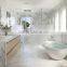 Premium solid surface natural stone china white marble tile for floor