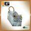 Rectangle Shape Wooden Pot Planters With Rope Handles