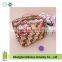 Fashion printed women make up bags / Promotional cosmetic zipper bags with mirror /