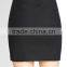 The New Fashion Front Zipper Irregular Miniskirt