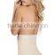 New arrival skin color transparent high waist butt lift shapers corset with zipper by the side
