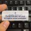 2017 Customized high quality woven labels with iron on backing