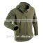 full zipper custom brand logo micro polar fleece hoodie