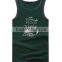 2017 New Fashion Design OEM Customized 3D Print Your Own Brand LogoSportswear 95%Cotton 5%Spandex Plain Gym Stringer Men Singlet