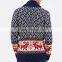 shawl collar jacquard deer patterns mens cardigan christmas ugly sweater