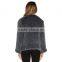 SJ422-01 Australia Designed Women's Rabbit Knitted Fashion Fur Coat