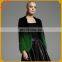 Top quality colourful women warm rabbit fur coat