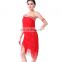 BestDance sexy red latin dance dress tassel latin ballroom dance dress for women OEM