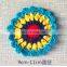 Handmade Crochet Pure Manual Processing Wool Woven Mat Cup Mat