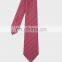 Men's Silk Tie With Thin Diagonal Stripes