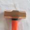 copper hammer sledge hammer with fiberglass handle anti spark hand tools