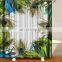 i@home mildew resistant leaves custom wholesale shower curtain waterproof polyester