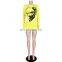 Long Sleeve Dresses Women Fashion 2021 Print One Solid Mini Woman Dress Casual Streetwear Plus Size Vestidos