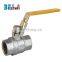 brass lockable ball valve with lock handle