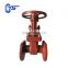 Russia steel flange end gate valve with electric actuator