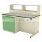 Best Selection for University Laboratory Used Steel and Wood Material Laboratory Chemical Bench lab bench top