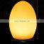 PE remote control colorful cordless rechargeable led table lamp shade