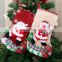 2020 amazon hot sale snowman santa christmas sock gift bags