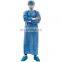 SMS 45gsm Sterile Surgical Gowns Ultrasonic Sewing Non Woven Disposable Medical Gowns