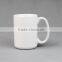 wholesale High quality custom logo 14OZ ceramic white sublimation mug