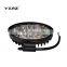 High power auto lighting system waterproof dual color offroad oval shape 36W waterproof flood motorcycle car spot light