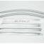 Chrome door visor side window deflector shade sun rain shield silver strips guard for Mitsubishi Pajero