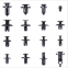 Car Push Type Plastic Push Rivets Bunnings  Plastic Rivets For Cars