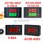AC 80-500V High Precision LED Digital Display AC Voltmeter Amp Volt Current Meter Tester