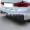 Carbon Fiber G30 G38 Rear Bumper Splitter for BMW 5 Series 540i M Sport Sedan 4 Door 2018