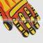 Impact resistant non-slip embellished mechanical gloves TPR glove