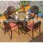 Popular outdoor furniture garden leisure sofa sets rattan lounge dining tables chairs