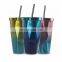 Customized Stainless Steel 17OZ Coffee Mug Tumbler Cups With Straw And Lid For Bulk Purchase