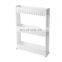 Hot Sale Kitchen Supplies Storage Rack Bathroom Sundries Storage Rack Plastic Movable Corner Storage Rack