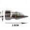 AUSO JDM Style Silver Spike Shape M6X1.0 Chrome Spike Engine Bolt Nuts & Bolts For Honda Engine H23A1