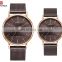 NAVIFORCE NF3008 Classic Couple Watches Women Men Stainless Steel Mesh Strap Current Japan Quartz Lovers Watch