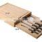Wholesale Customized 2021 Amazon Hot High Quality Design Eco-friendly Bamboo Cheese Cutting Board Set