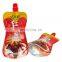 Condiments and Sauce Seasoning Spice Food Packaging plastic beverage aluminum pouch stand-up Spout Pouch Custom Print