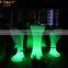 waterproof remote controlled led light for bar table portable bar counter stool