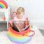 Rainbow Cotton Laundry Basket Large Hamper With Lid Wholesale