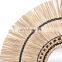 Straw Natural Seagrass Round Mirror High Quality Durable Bohemian Art Decor Manufacturer Vietnam Cheap Wholesale