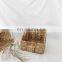 Hand Weave Basket, Water Hyacinth Storage Basket For Decor, Bathroom Kitchen Basket