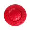 Elegant Clear Under Plate Tray With Red Rimmed Glass Wedding Charger Plate Wholesale
