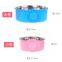 Pet Stainless Steel Hanging Cage Dog Bowl Feeder