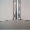 Corrosion-Resistant Bolt Free MDF Rivet Shelving Unit in Black Steel Material