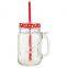16 ounce color glass canning mason jar