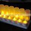 New LED Rechargeable Tealight, Candle, Flameless Tea Lights